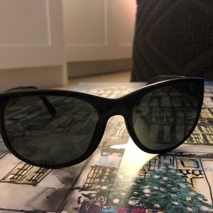 Chanel black sunglasses
